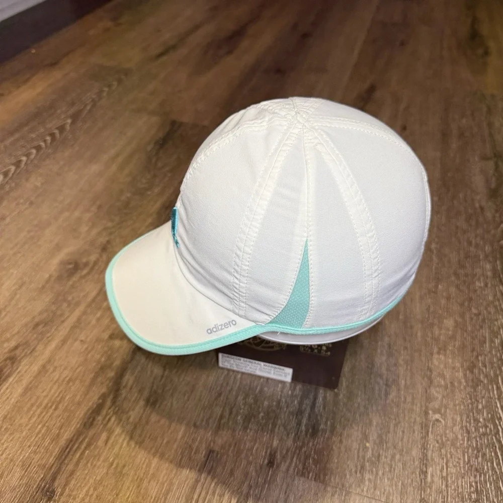 Adidas Hat Womens Cap White Teal Mint‎ Tiffany Tennis Pickleall Golf Adjustable